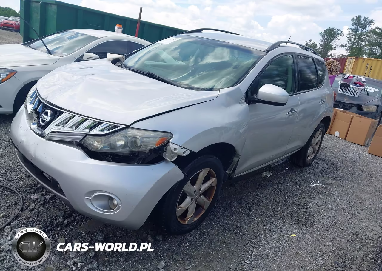 2010 Nissan Murano Sl VIN:JN8AZ1MU3AW011574 - 2