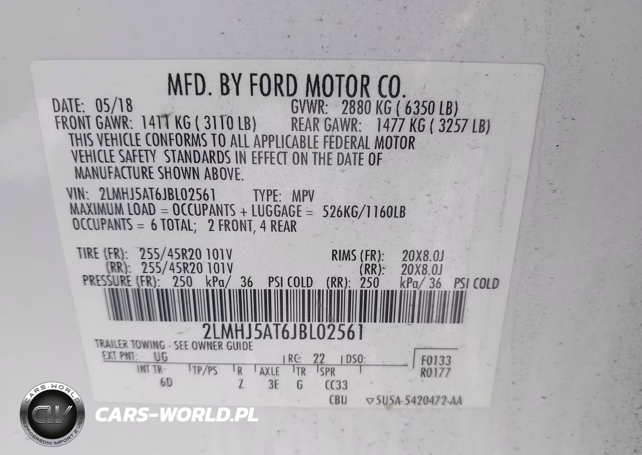 2018 Lincoln Mkt Reserve VIN:2LMHJ5AT6JBL02561 - 9