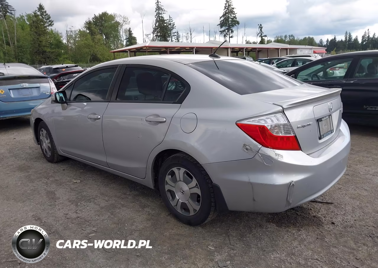 2012 Honda Civic Hybrid VIN:JHMFB4F33CS010395 - 3