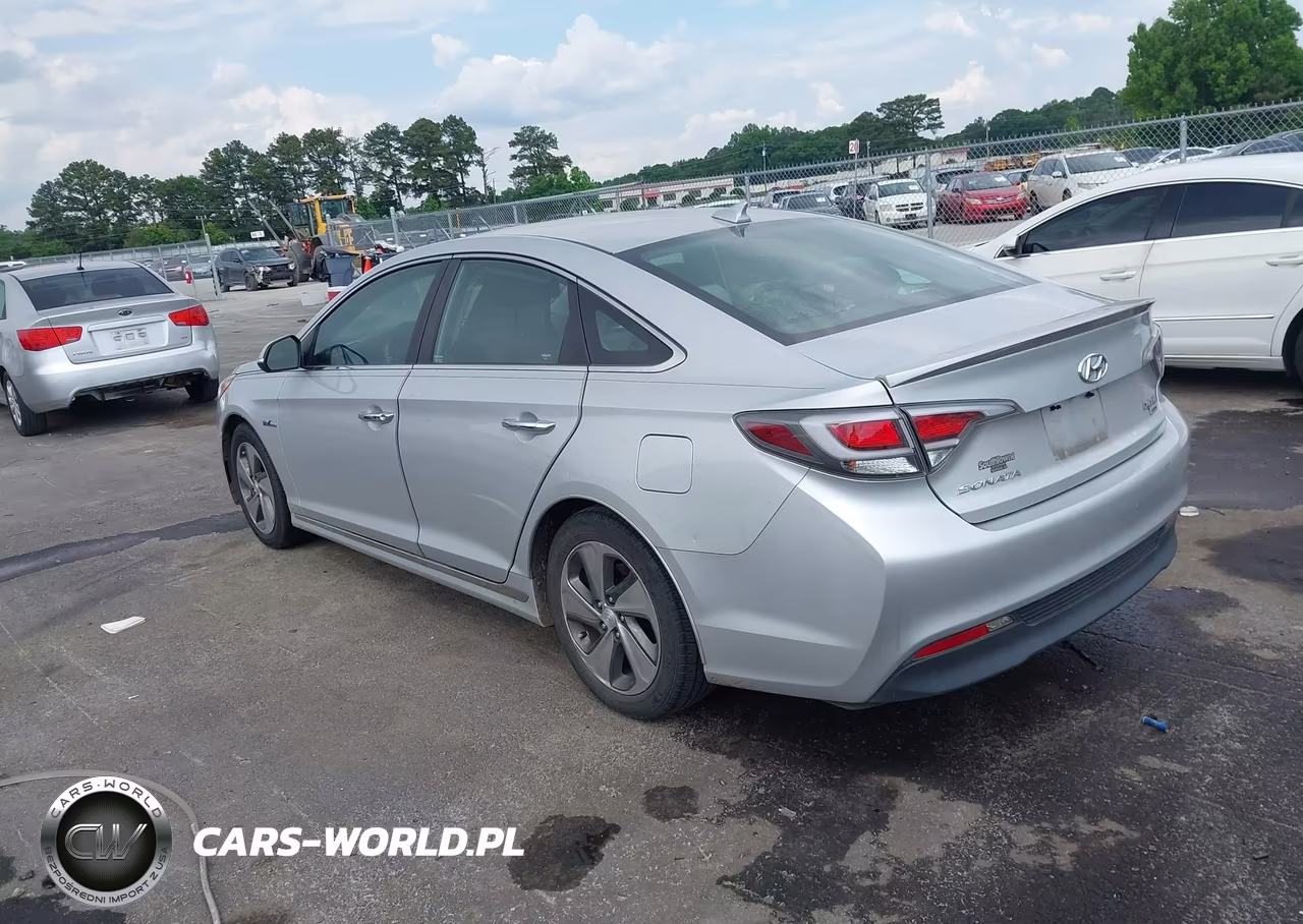 2016 Hyundai Sonata Hybrid Limited VIN:KMHE34L19GA009658 - 3