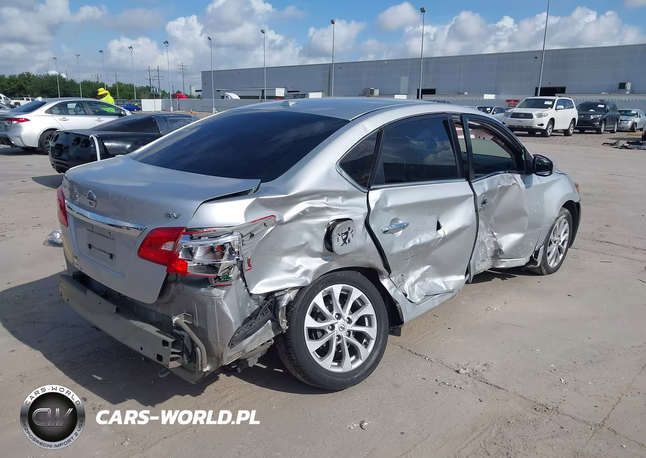 2019 Nissan Sentra Sv VIN:3N1AB7APXKY218414 - 4