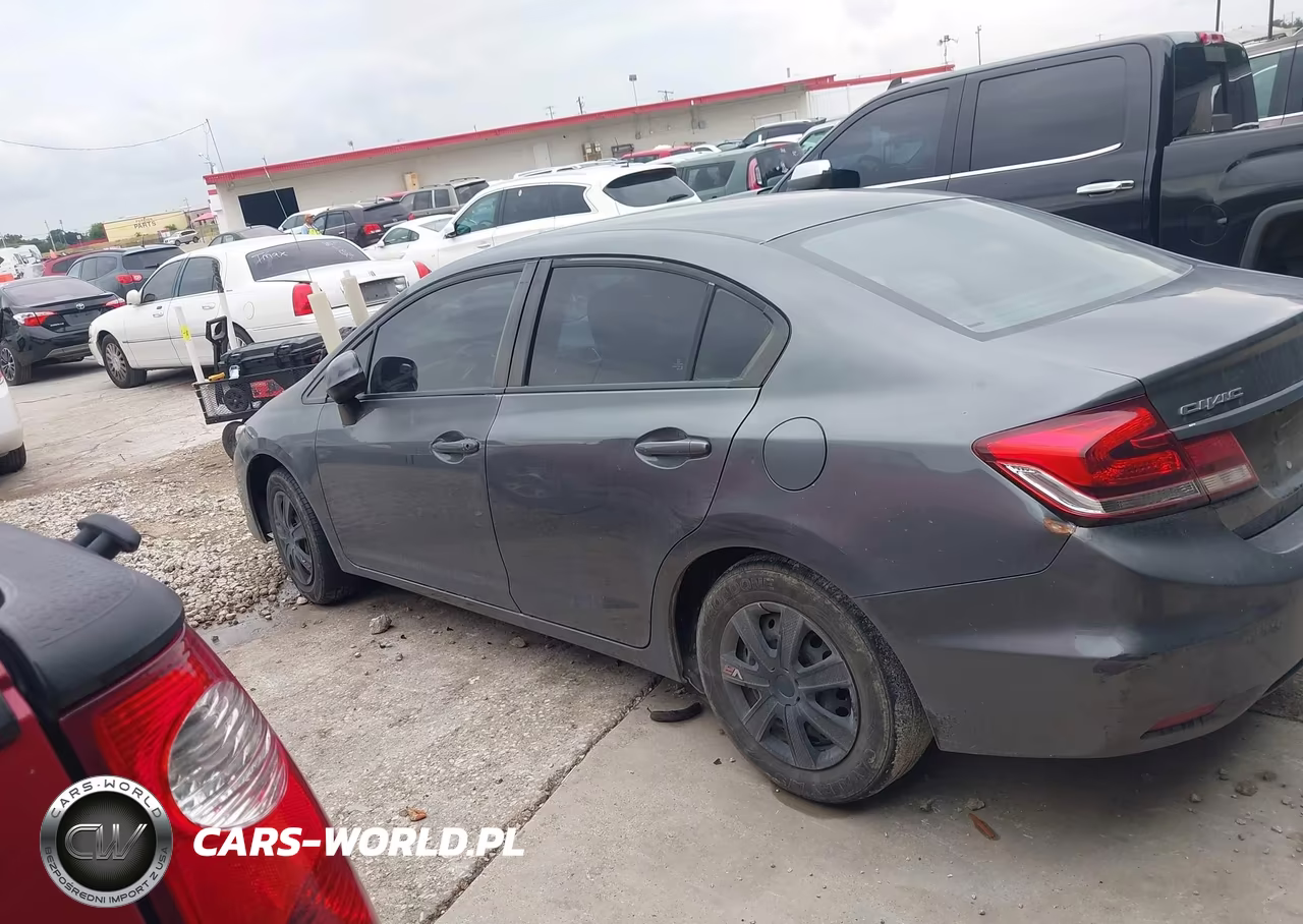 2013 Honda Civic Lx VIN:19XFB2F58DE033747 - 14