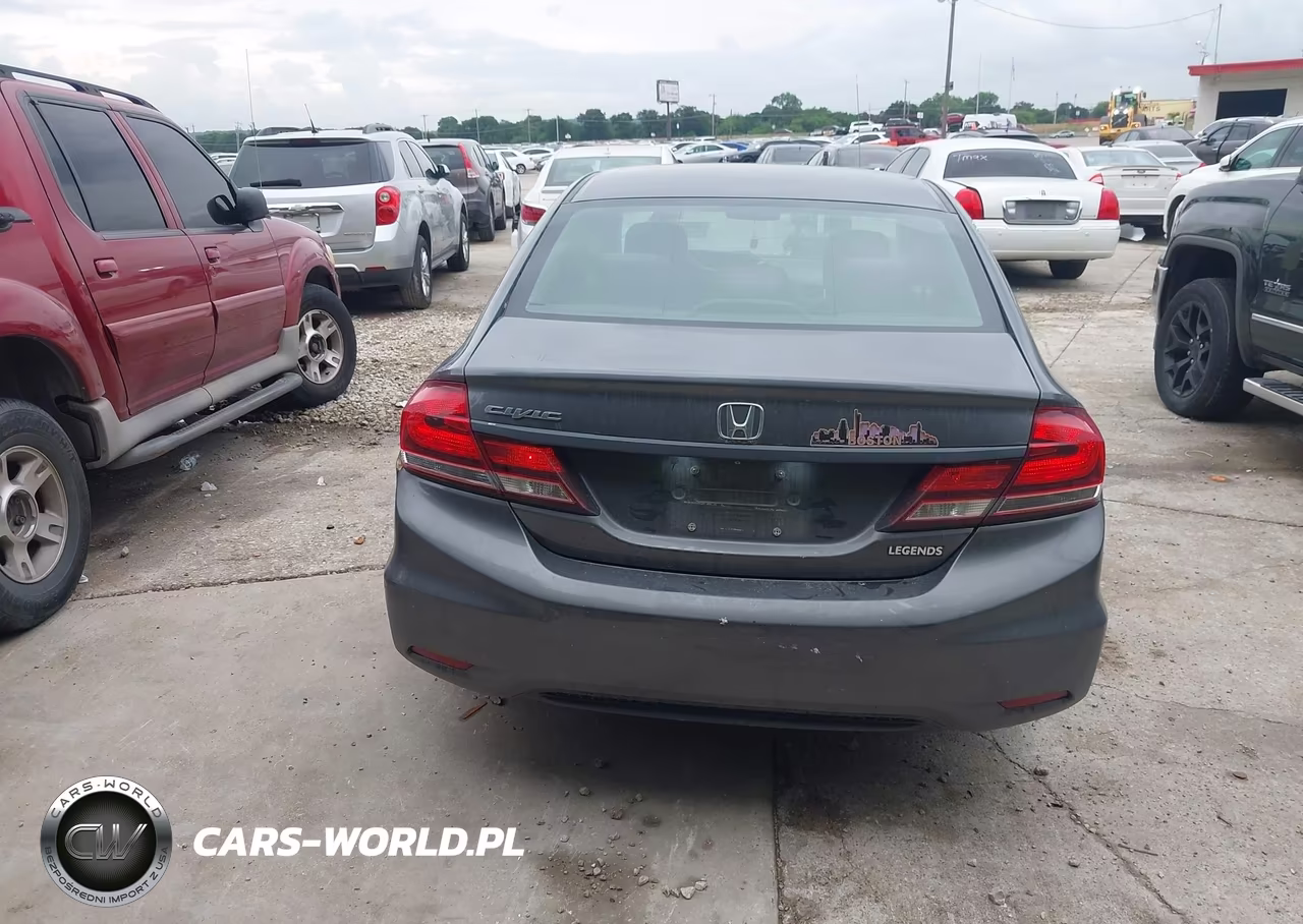 2013 Honda Civic Lx VIN:19XFB2F58DE033747 - 16
