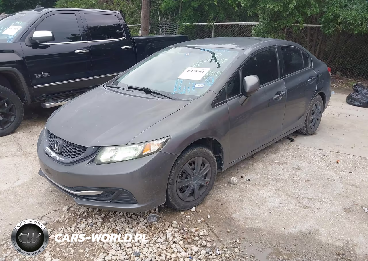 2013 Honda Civic Lx VIN:19XFB2F58DE033747 - 2