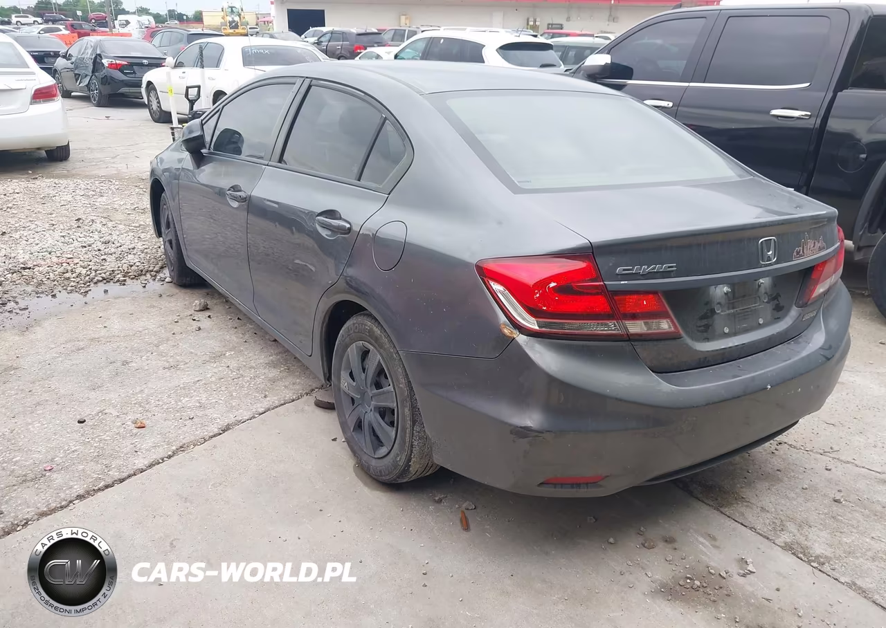 2013 Honda Civic Lx VIN:19XFB2F58DE033747 - 3