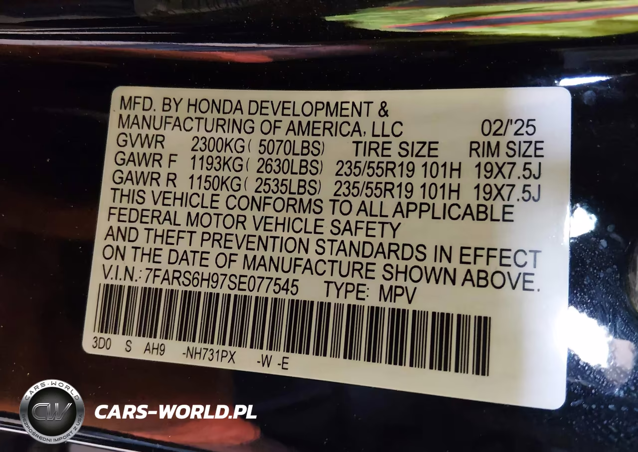 2025 Honda Cr-V Hybrid Sport Touring VIN:7FARS6H97SE077545 - 9