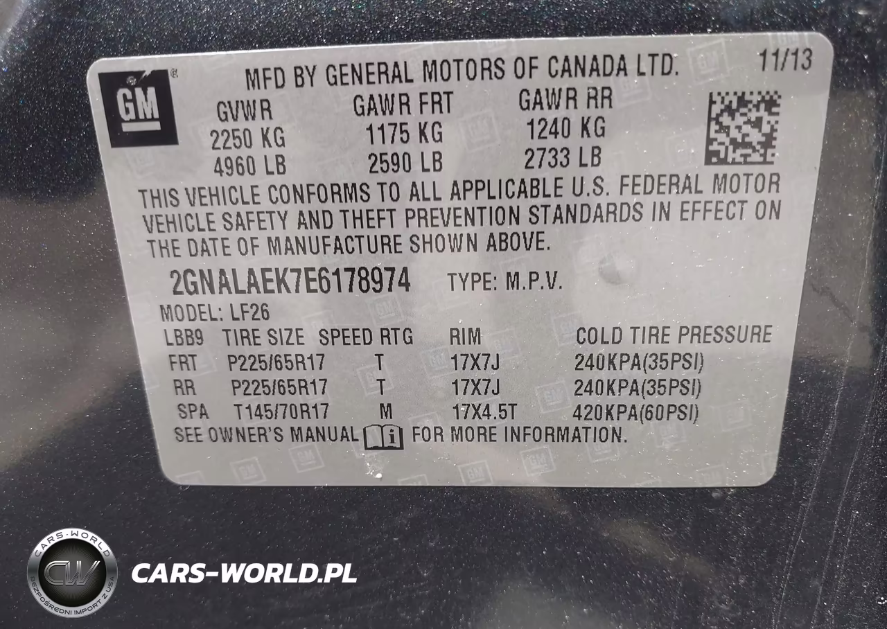 2014 Chevrolet Equinox Ls VIN:2GNALAEK7E6178974 - 9