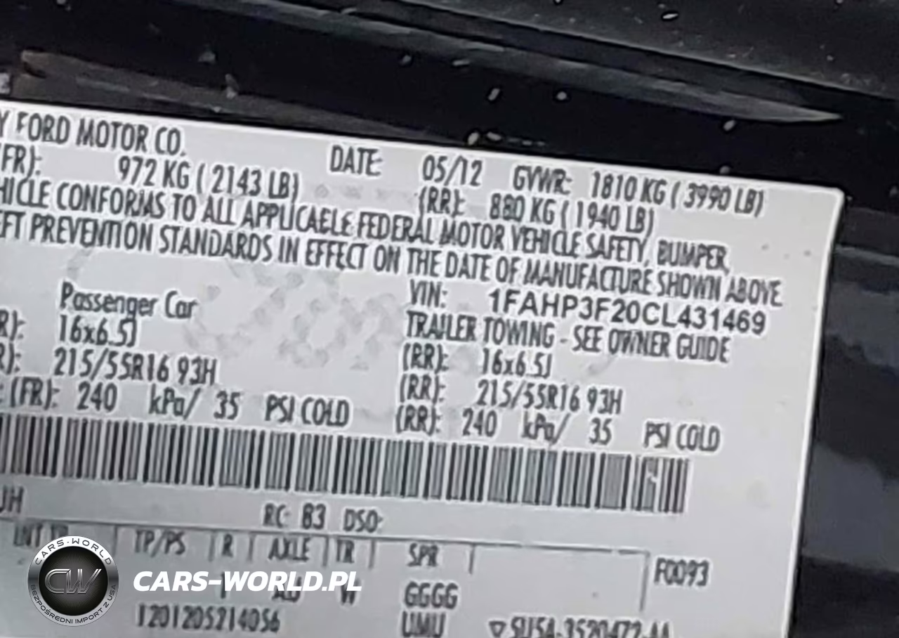 2012 Ford Focus Se VIN:1FAHP3F20CL431469 - 9
