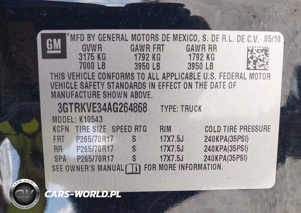 2010 GMC Sierra 1500 Sle VIN:3GTRKVE34AG264868 - 9