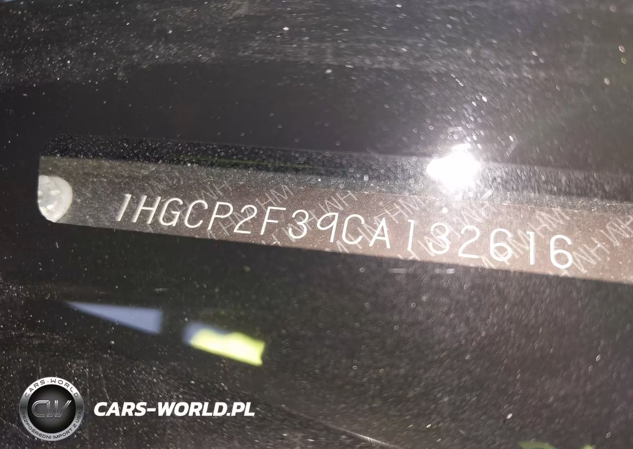 2012 Honda Accord 2.4 Lx VIN:1HGCP2F39CA132616 - 9