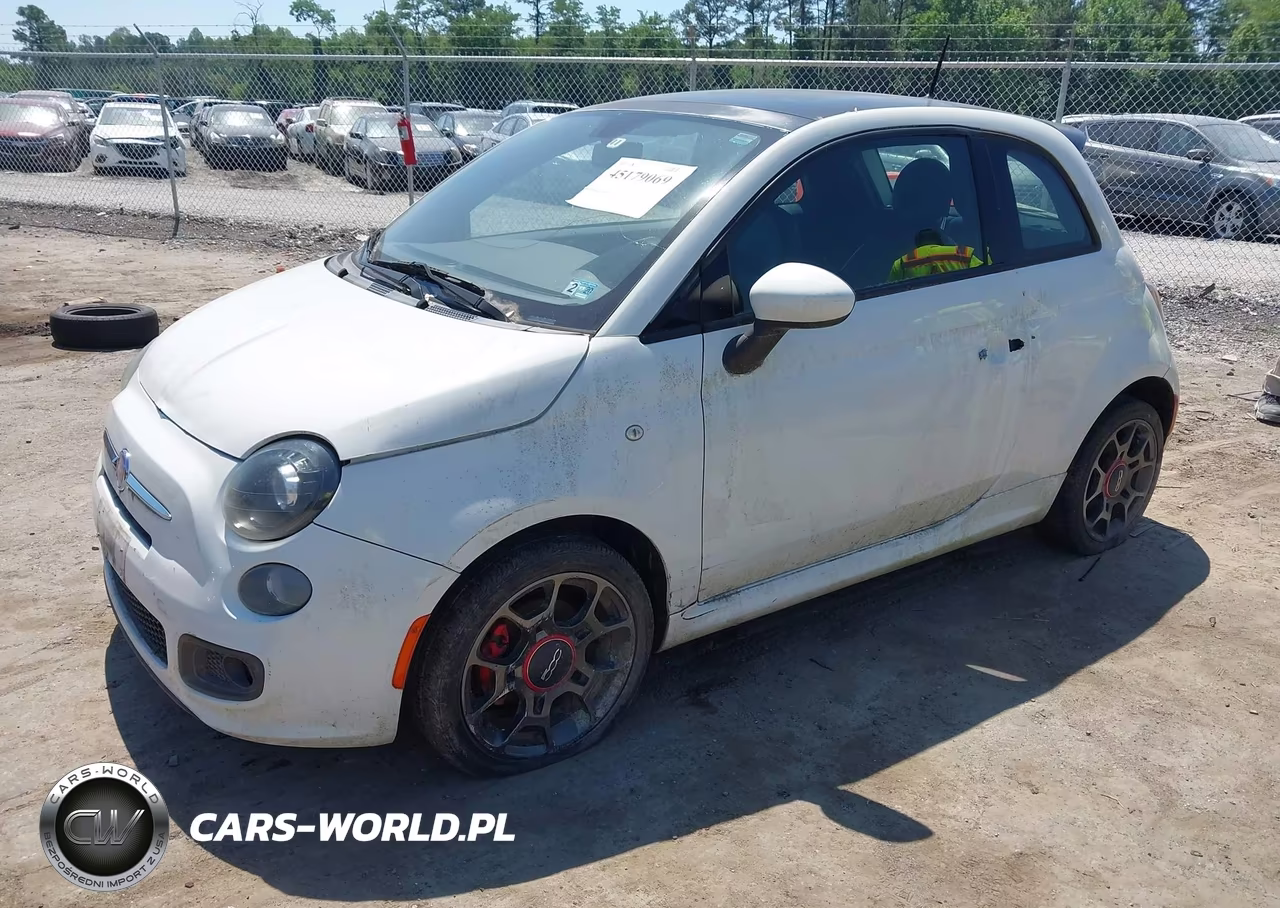2013 Fiat 500 Sport Cattiva VIN:3C3CFFBR4DT746281 - 2