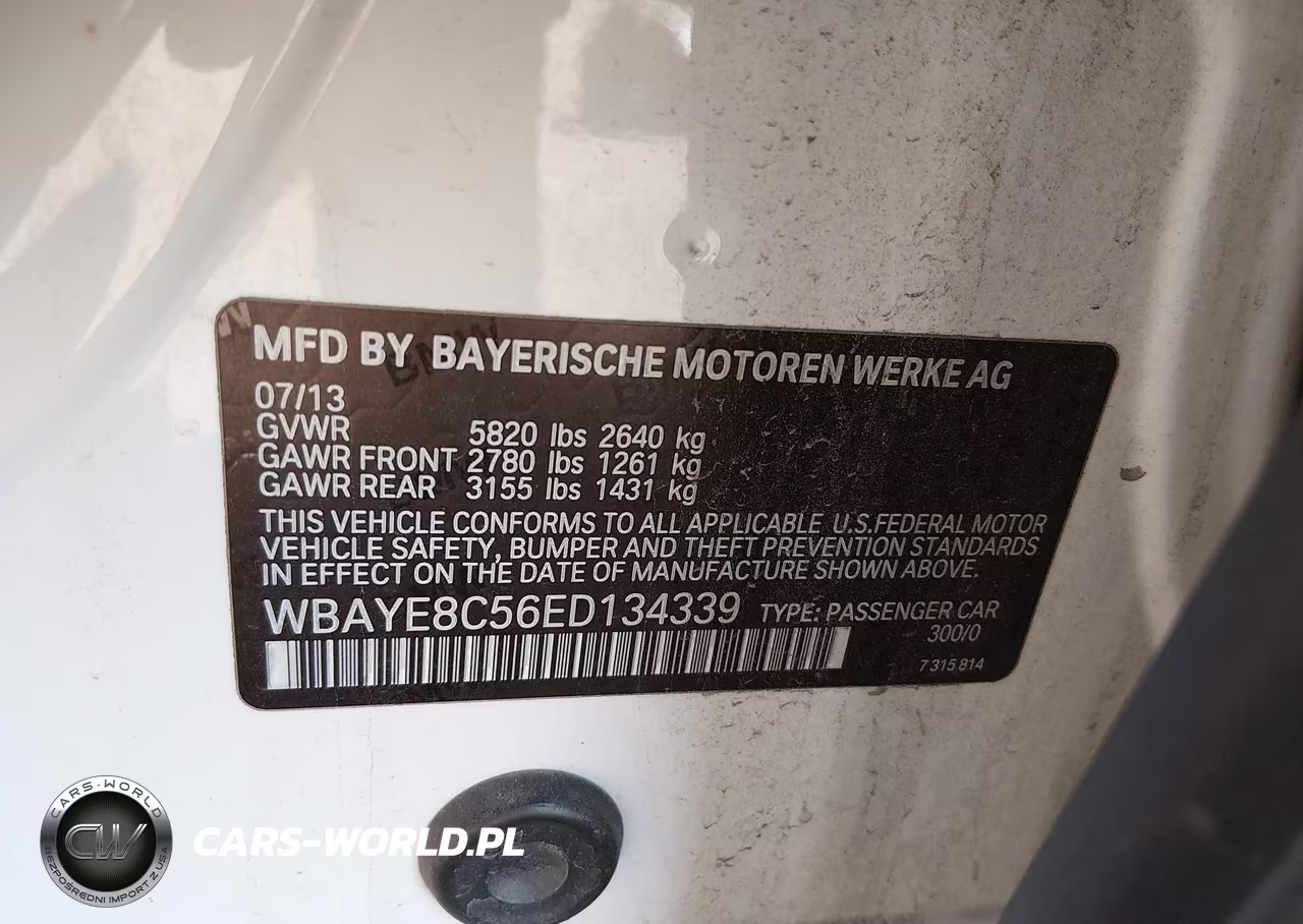 2014 BMW Alpina B7 VIN:WBAYE8C56ED134339 - 9