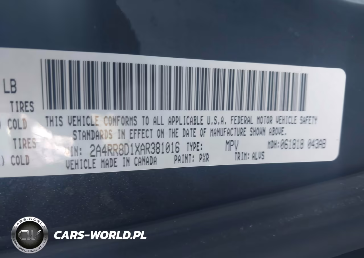 2010 Chrysler Town & Country Touring Plus VIN:2A4RR8D1XAR381016 - 9