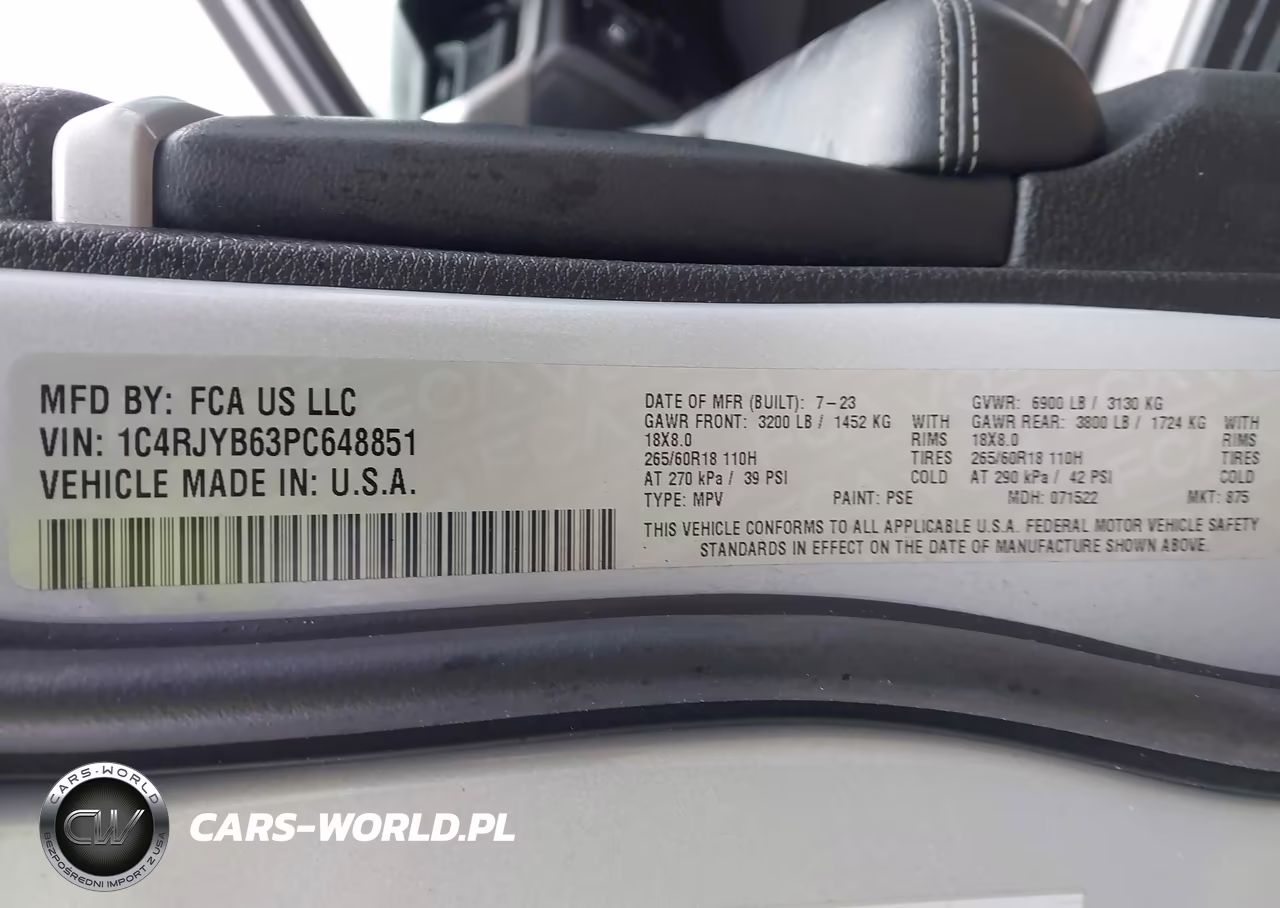 2023 Jeep Grand Cherokee 4Xe VIN:1C4RJYB63PC648851 - 9