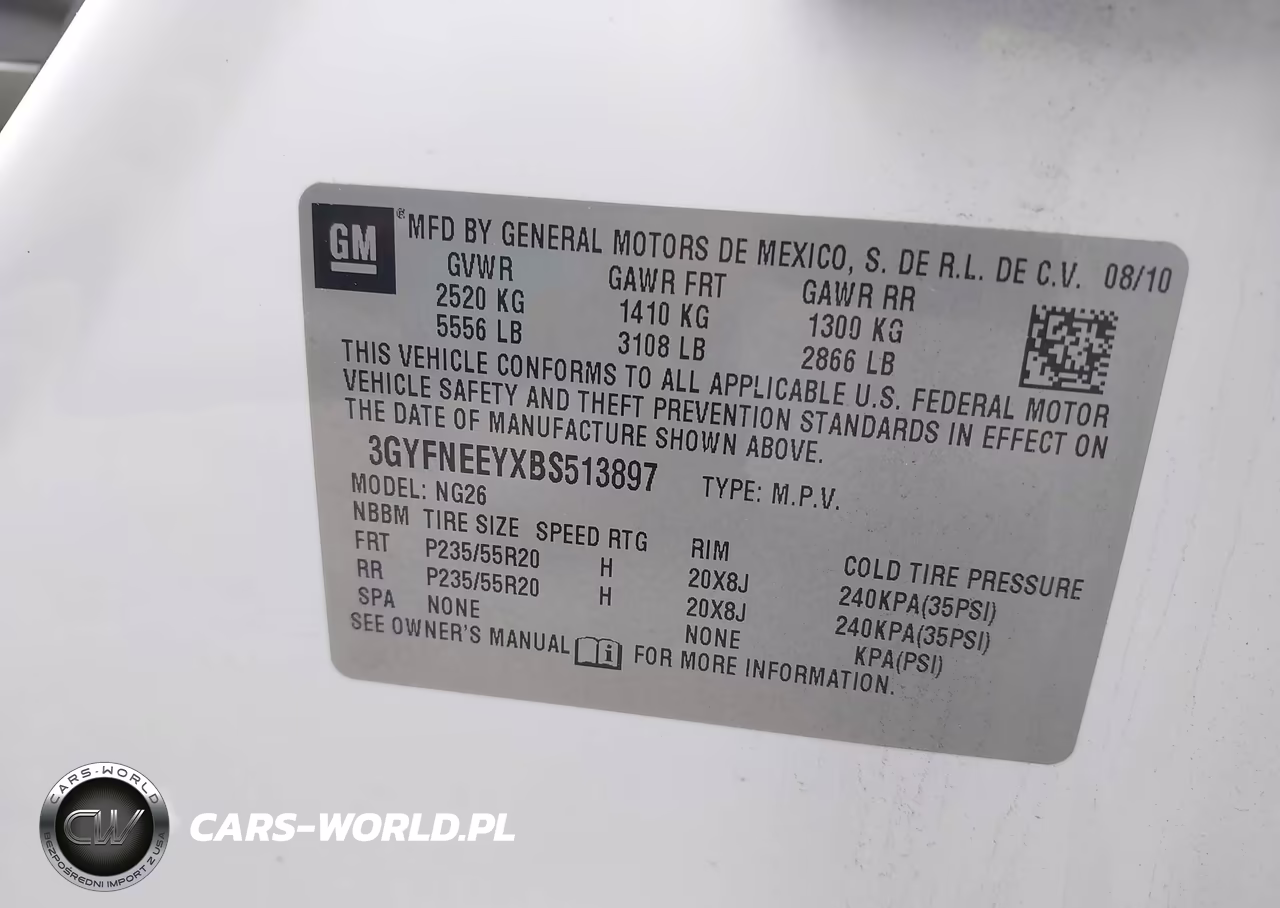 2011 Cadillac Srx Performance Collection VIN:3GYFNEEYXBS513897 - 9
