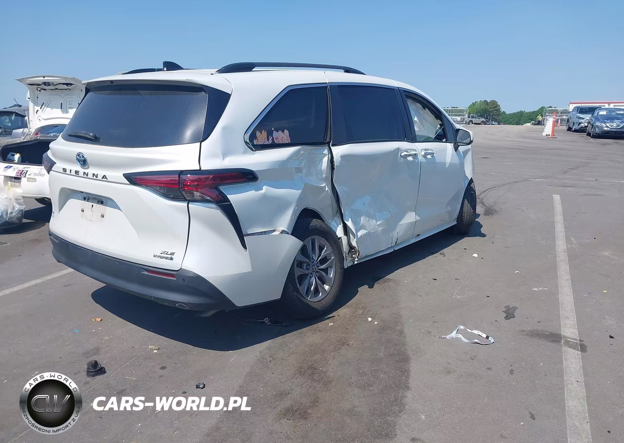 2022 Toyota Sienna Xle VIN:5TDYRKEC8NS135481 - 4