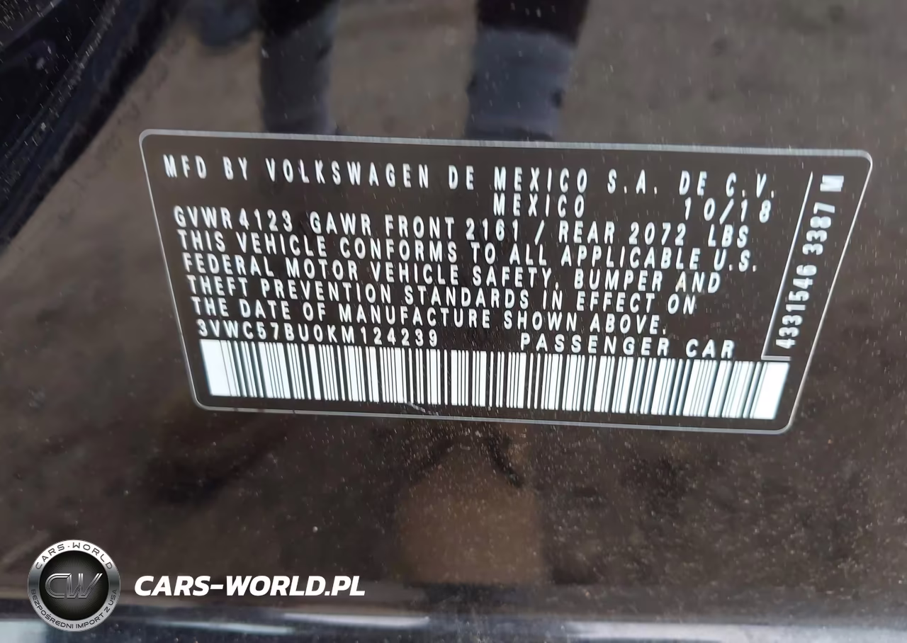 2019 Volkswagen Jetta 1.4T R-Line-1.4T S-1.4T Se VIN:3VWC57BU0KM124239 - 9