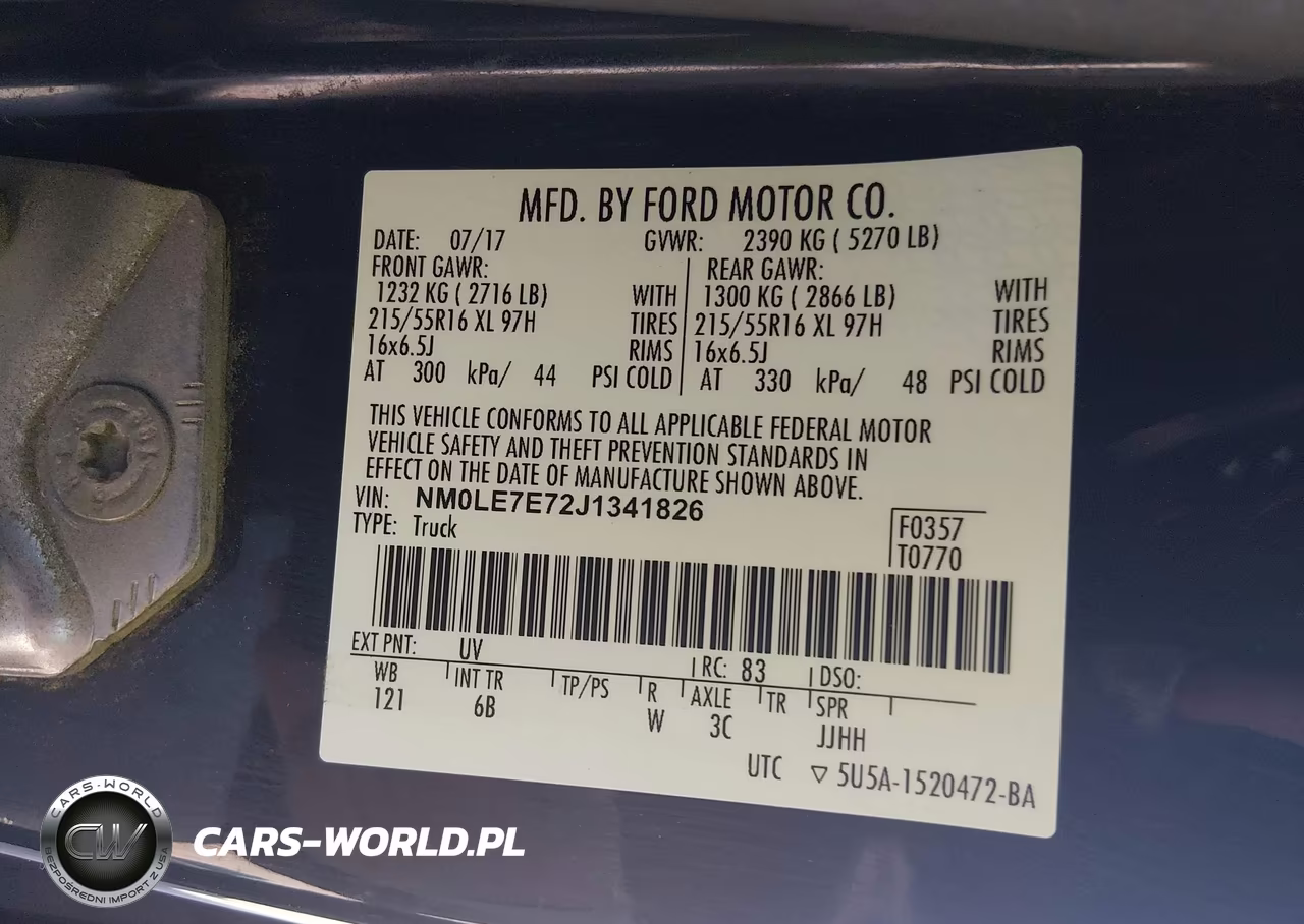 2018 Ford Transit Connect Xl VIN:NM0LE7E72J1341826 - 9