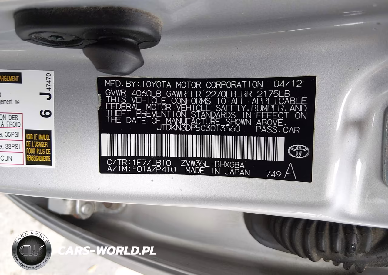 2012 Toyota Prius Plug-In Advanced VIN:JTDKN3DP5C3013560 - 9