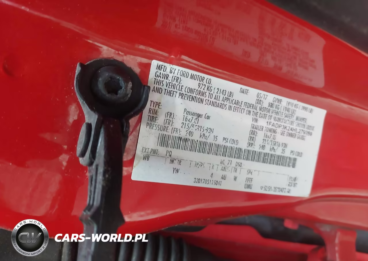 2017 Ford Focus Se VIN:1FADP3K24HL279269 - 9