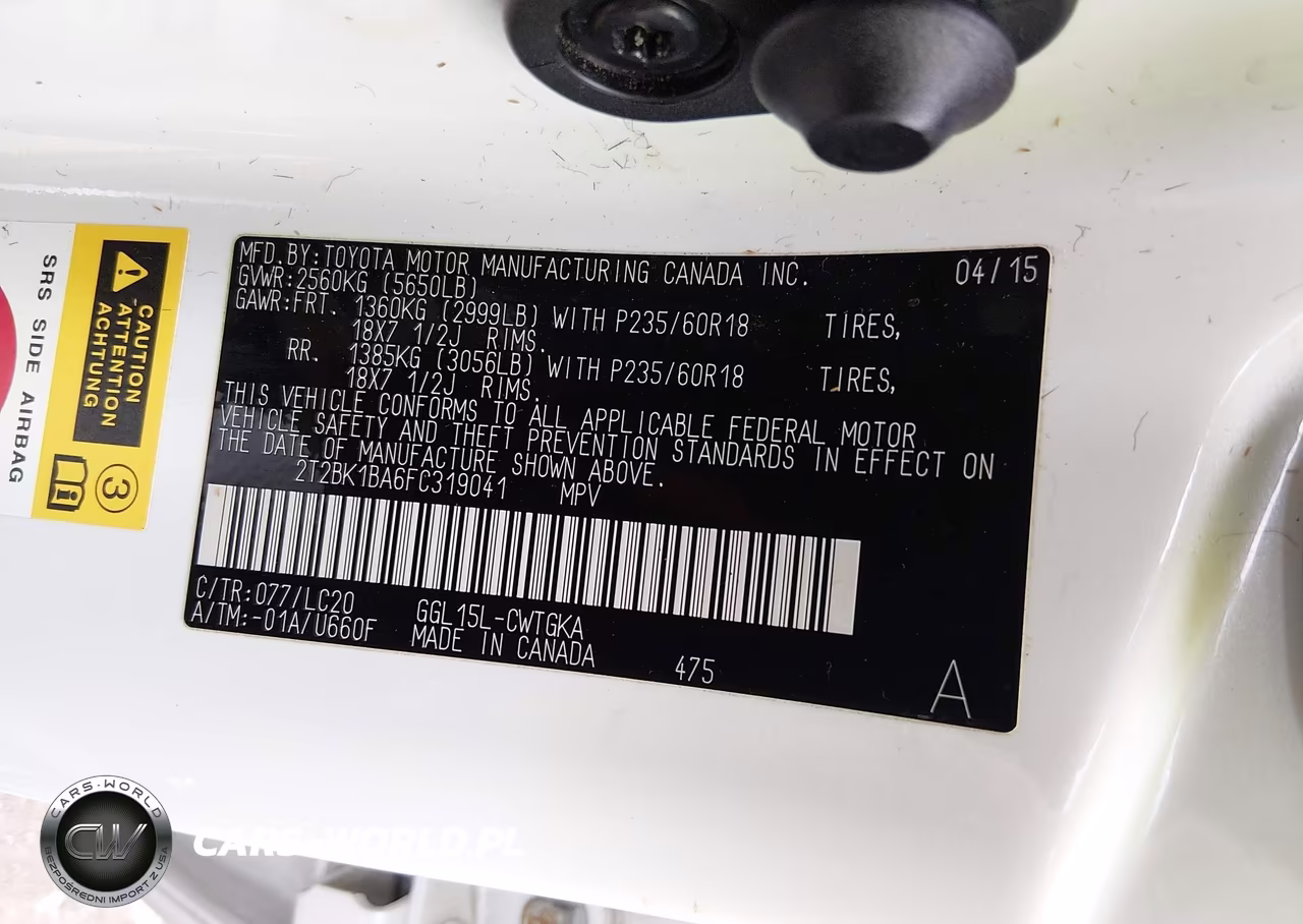 2015 Lexus Rx 350 VIN:2T2BK1BA6FC319041 - 9