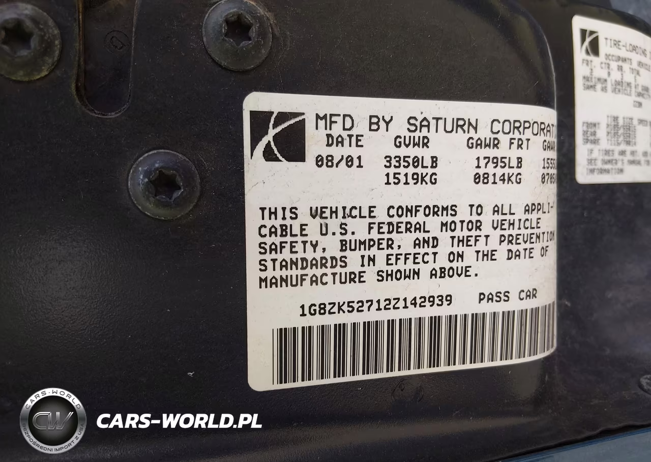 2002 Saturn S-Series Sl2 VIN:1G8ZK52712Z142939 - 9