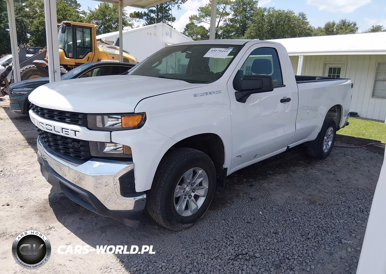 2021 Chevrolet Silverado 1500 2Wd Long Bed Wt VIN:3GCNWAEF9MG300659 - 2