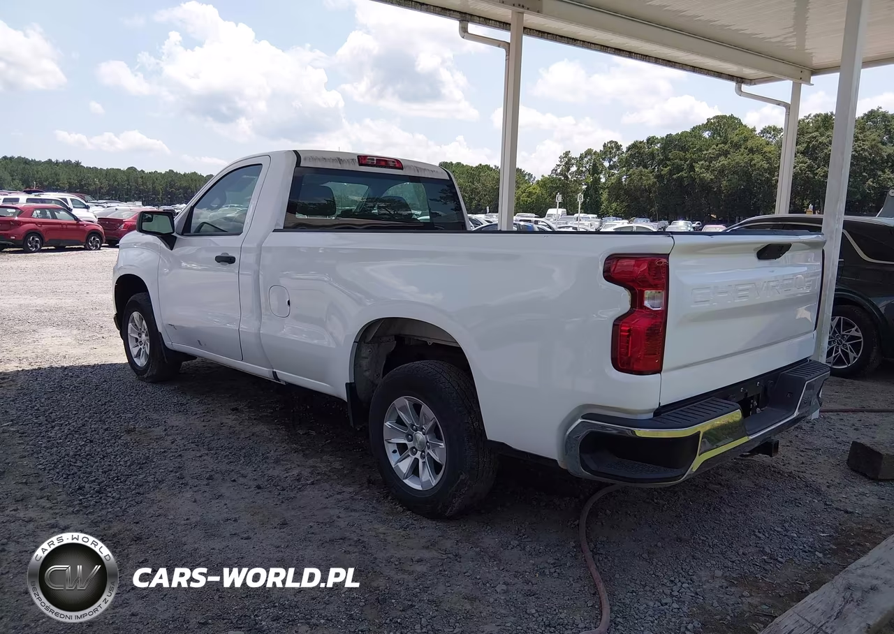 2021 Chevrolet Silverado 1500 2Wd Long Bed Wt VIN:3GCNWAEF9MG300659 - 3