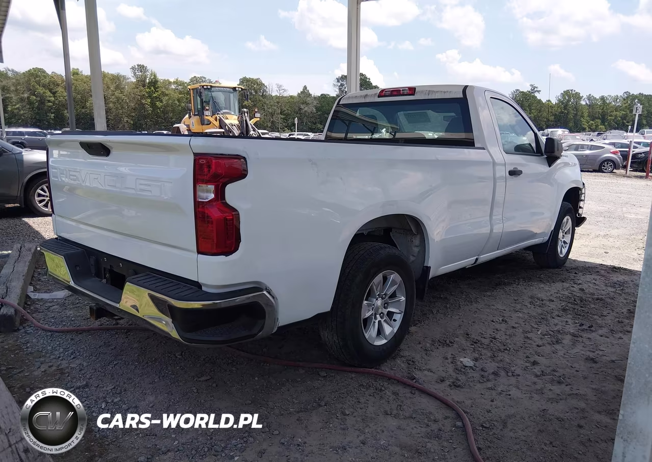 2021 Chevrolet Silverado 1500 2Wd Long Bed Wt VIN:3GCNWAEF9MG300659 - 4