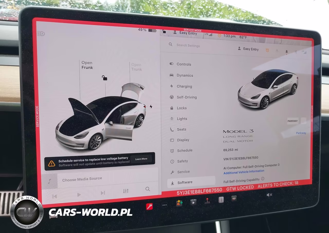 2020 Tesla Model 3 Long Range Dual Motor All-Wheel Drive VIN:5YJ3E1EB8LF667550 - 7