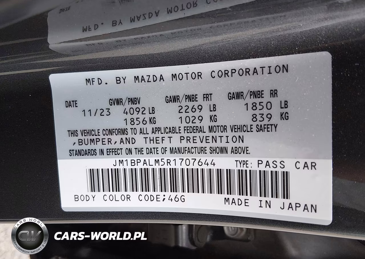 2024 Mazda Mazda3 2.5 S Preferred VIN:JM1BPALM5R1707644 - 9