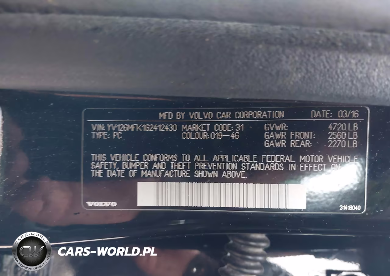 2016 Volvo S60 T5 Drive-E Premier VIN:YV126MFK1G2412430 - 9