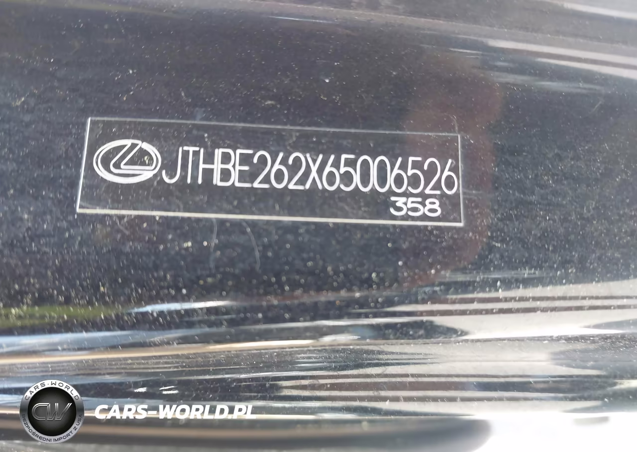 2006 Lexus Is 350 VIN:JTHBE262X65006526 - 9