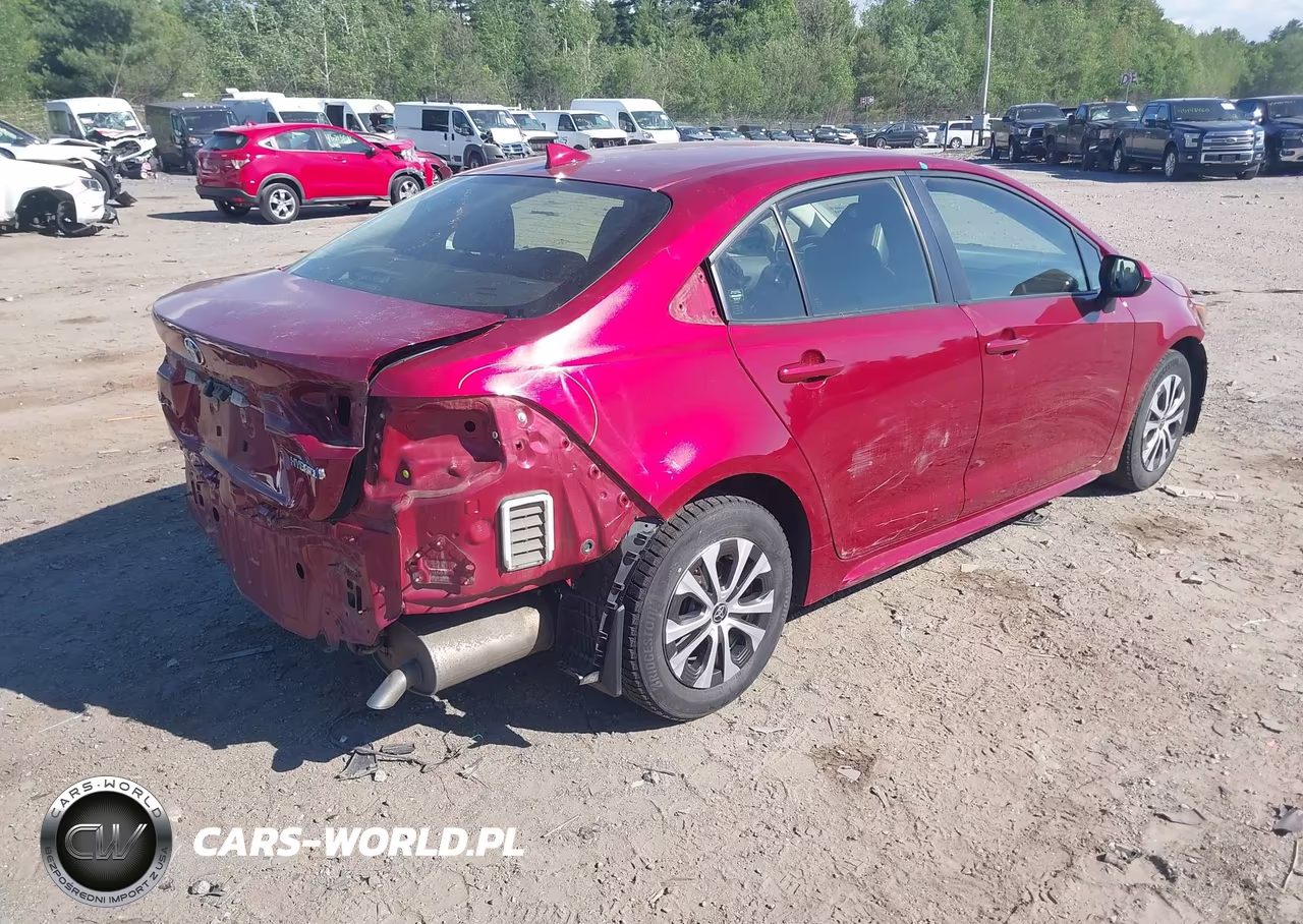 2022 Toyota Corolla Hybrid Le VIN:JTDEAMDE4NJ040177 - 4