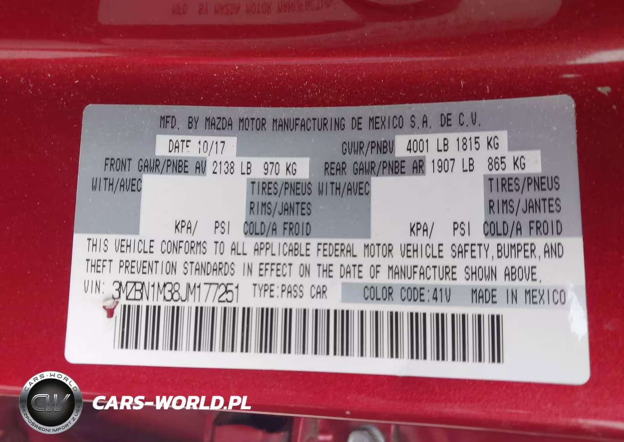 2018 Mazda Mazda3 Grand Touring VIN:3MZBN1M38JM177251 - 9