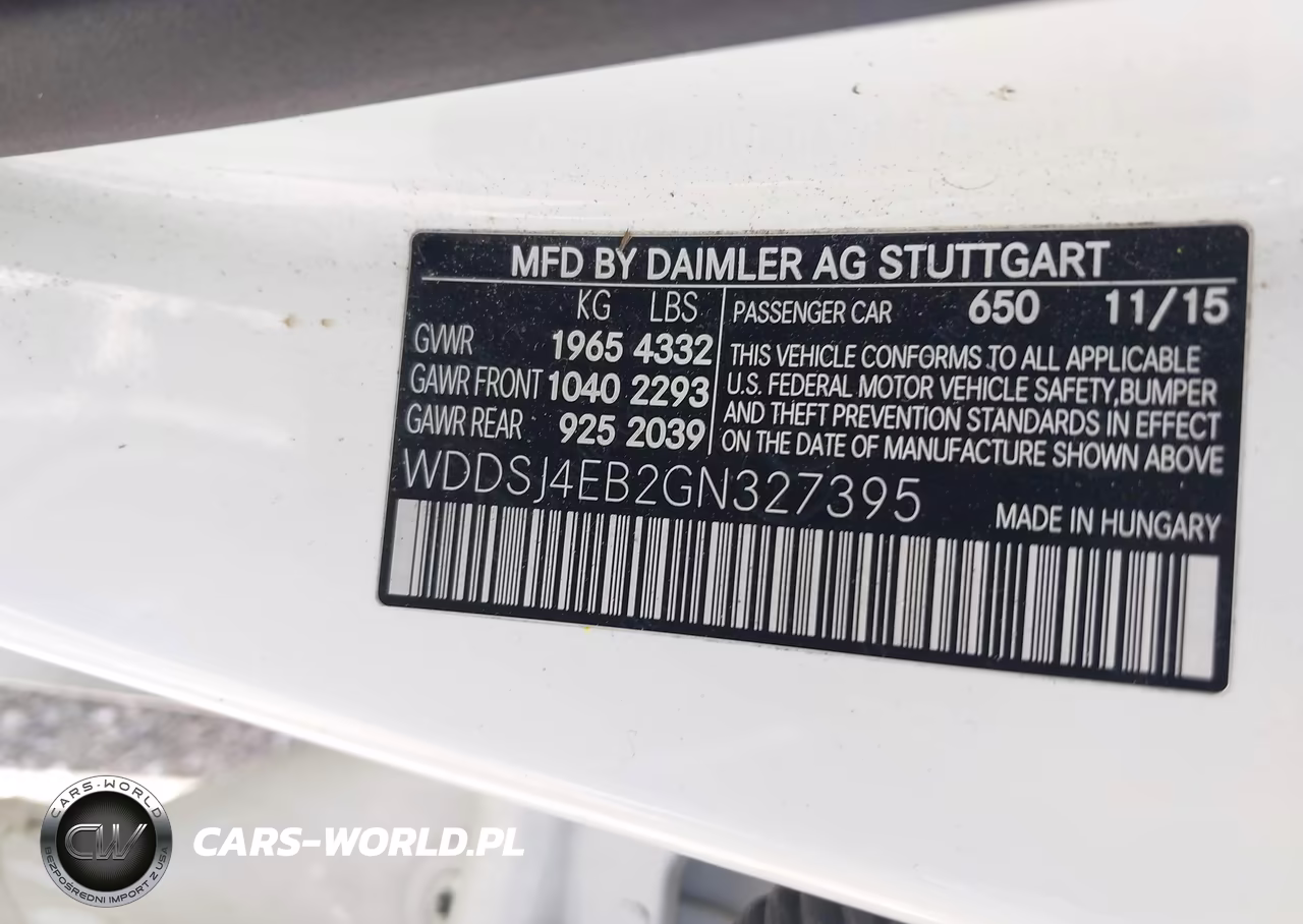 2016 Mercedes-Benz Cla 250 VIN:WDDSJ4EB2GN327395 - 9