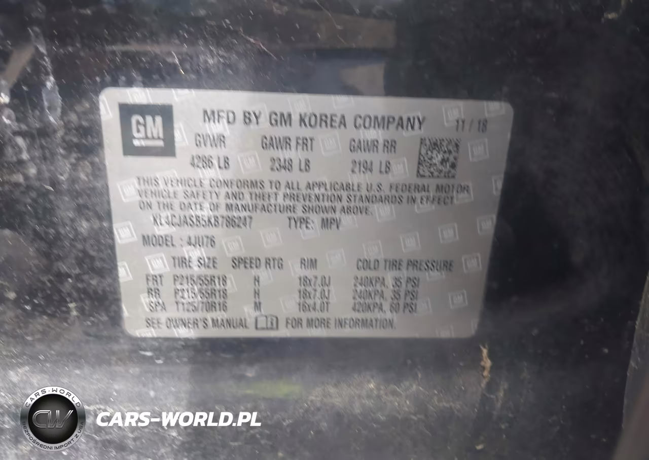 2019 Buick Encore Fwd Preferred VIN:KL4CJASB5KB786247 - 9