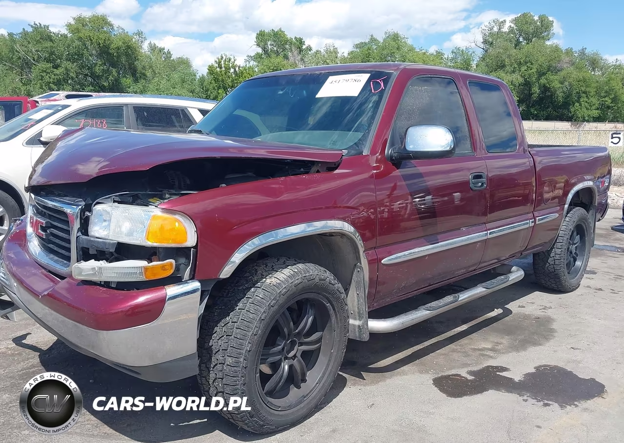 2002 GMC Sierra 1500 Sle VIN:2GTEK19T921297666 - 2
