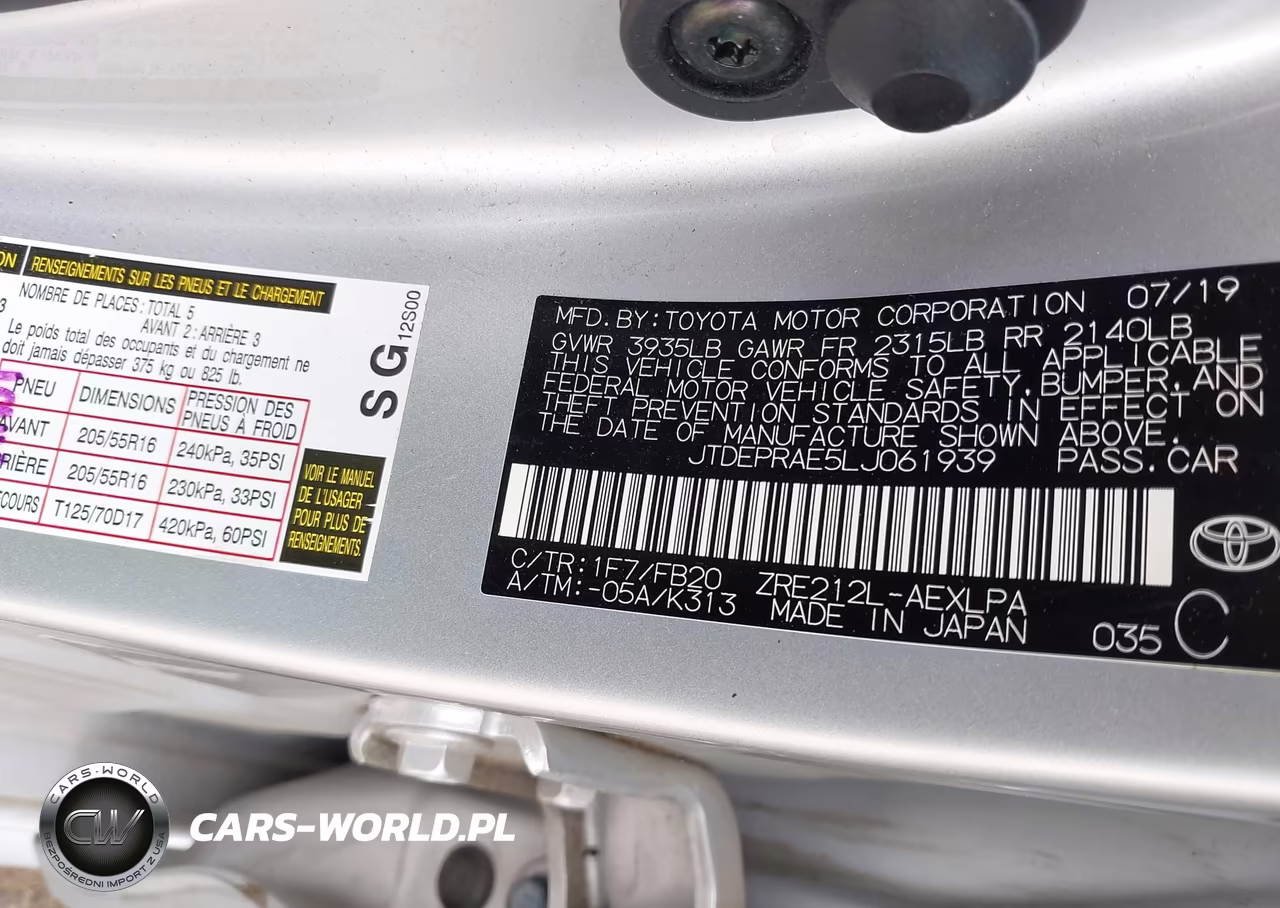 2020 Toyota Corolla Le VIN:JTDEPRAE5LJ061939 - 9