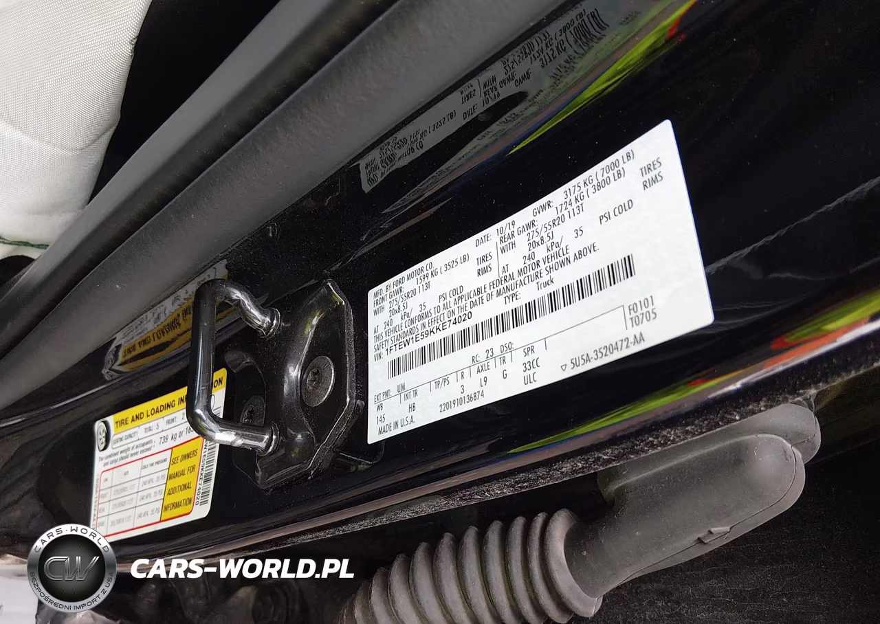 2019 Ford F-150 Lariat VIN:1FTEW1E59KKE74020 - 9