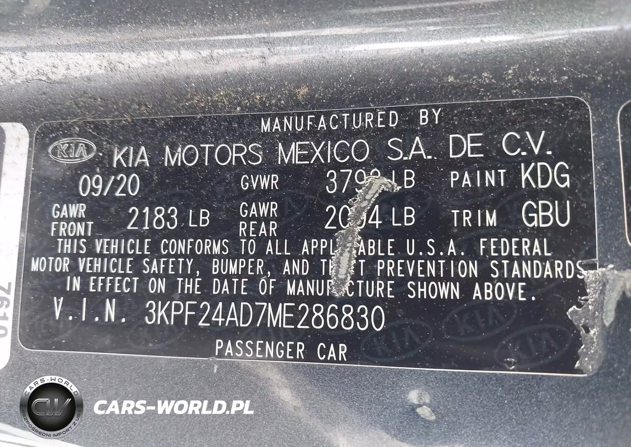 2021 Kia Forte Lxs VIN:3KPF24AD7ME286830 - 9