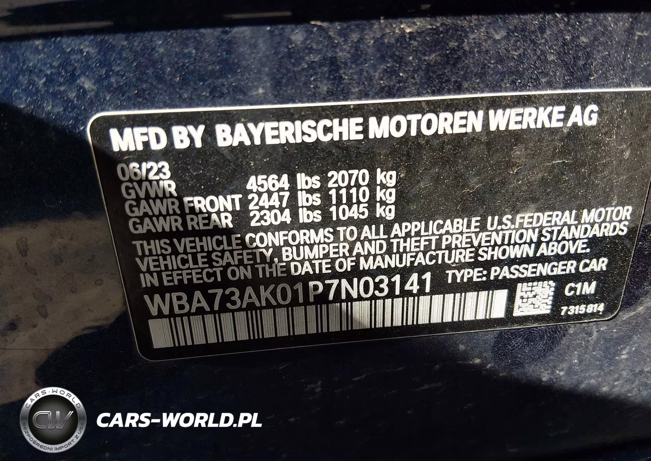 2023 BMW 228 Gran Coupe I xDrive VIN:WBA73AK01P7N03141 - 9