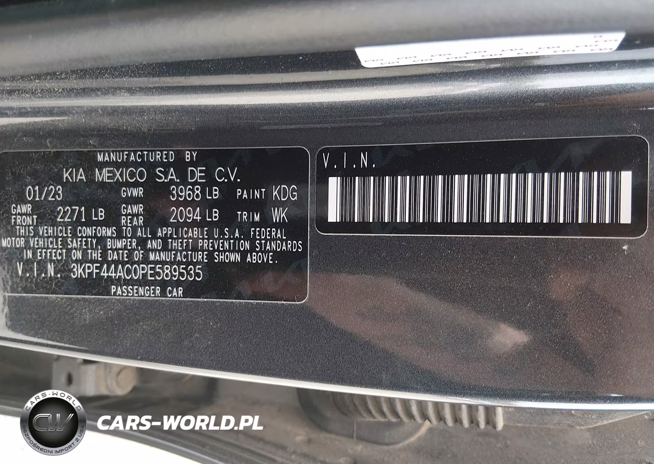 2023 Kia Forte Gt VIN:3KPF44AC0PE589535 - 9