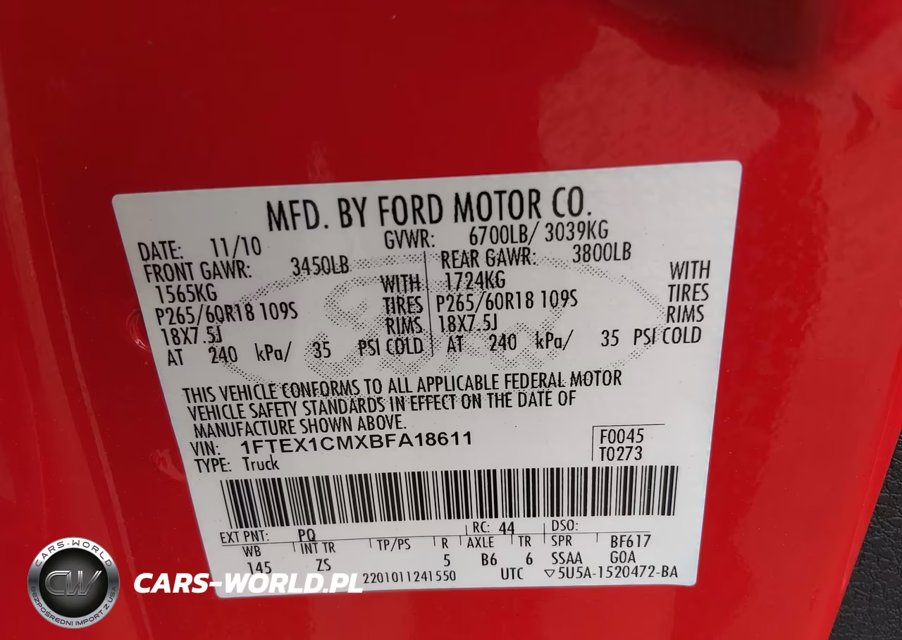 2011 Ford F-150 Xlt VIN:1FTEX1CMXBFA18611 - 9