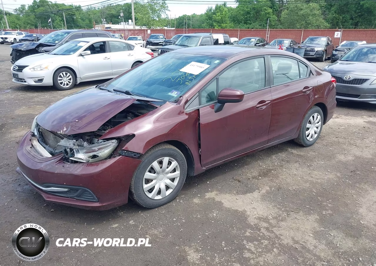 2015 Honda Civic Lx VIN:19XFB2F58FE253179 - 2