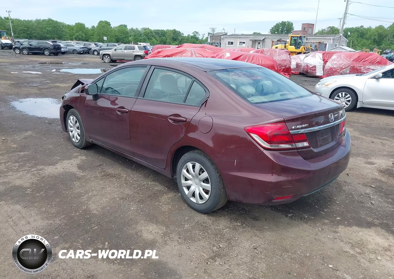 2015 Honda Civic Lx VIN:19XFB2F58FE253179 - 3