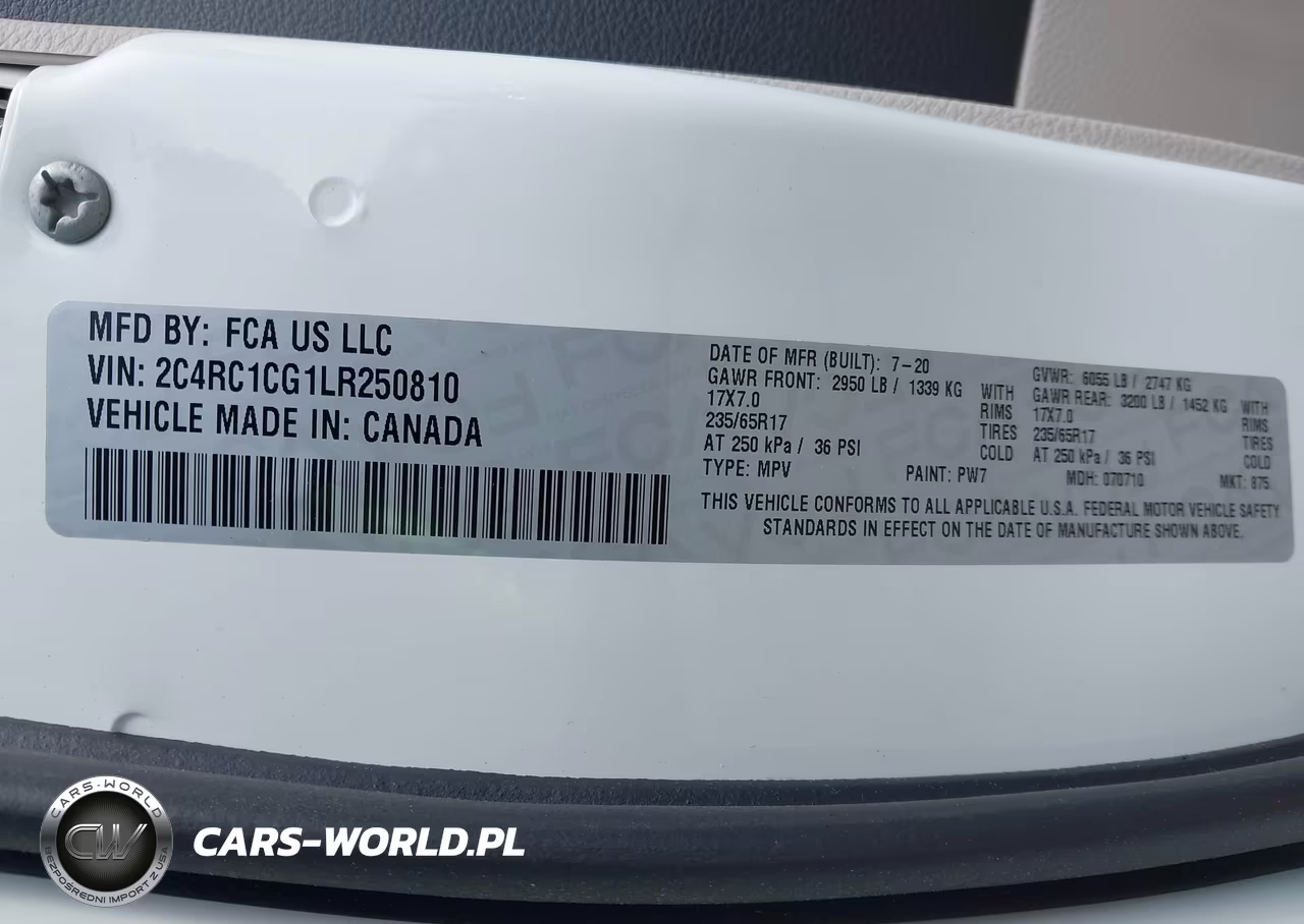 2020 Chrysler Voyager Lx VIN:2C4RC1CG1LR250810 - 9