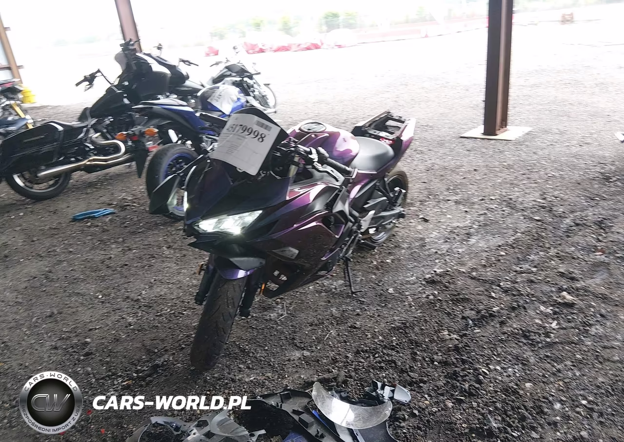 2024 Kawasaki Ex650 P VIN:ML5EXEP12RDAC6594 - 2