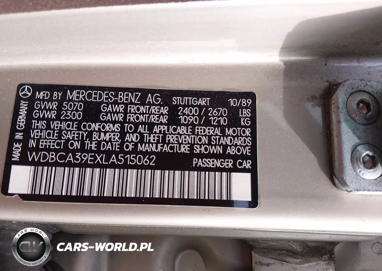 1990 Mercedes-Benz 560 Sel VIN:WDBCA39EXLA515062 - 9