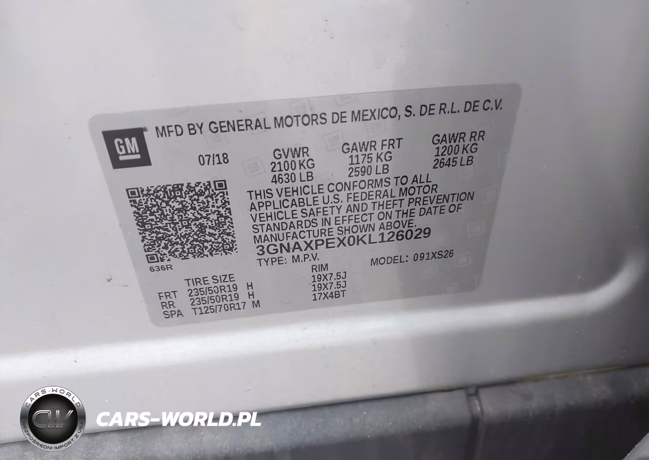 2019 Chevrolet Equinox Premier VIN:3GNAXPEX0KL126029 - 9